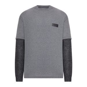 Magliano Men Double-Sleeved Cotton Trauma T-Shirt